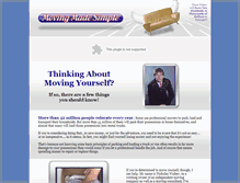 Tablet Screenshot of movingmadesimple.net